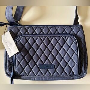 Vera Bradley Navy Quilted Crossbody Bag